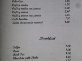 Ateneo menu