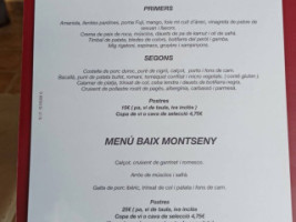 El Cruce De Arapiles menu