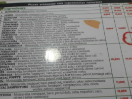 Pizza Valles Franqueses menu