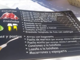 El Regajo menu