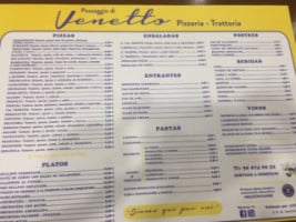 Pizzeria Via Venetto menu