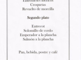 La Balconada menu