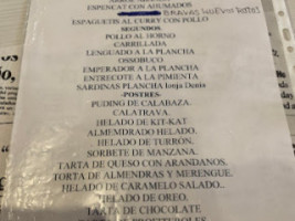 El Pelut menu