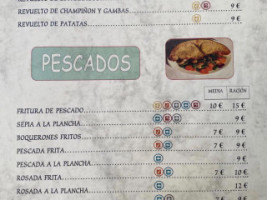 Los Cortijeros menu