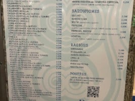 Raices Galegas menu