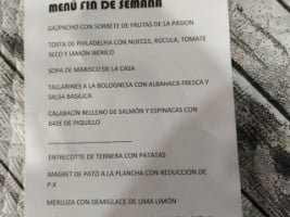 La Chocita menu