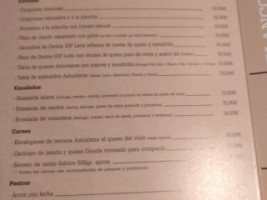 Cafe Madrid menu