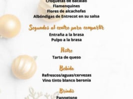 El Mosset De L'albir menu