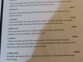 Pizzeria La Stazione menu