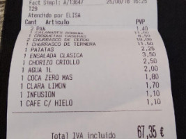 O Carrabouxo menu