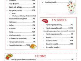 Castilla Tapeo menu