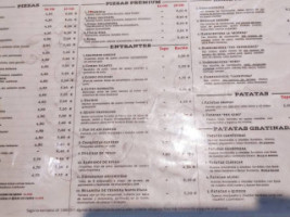 Pizzeria Fratelli menu