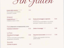 La Tagliatella menu