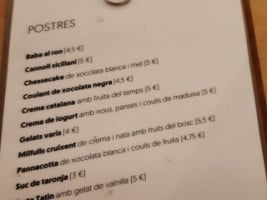 La Flama menu