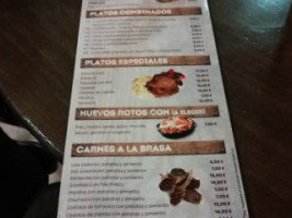 La Estacion menu