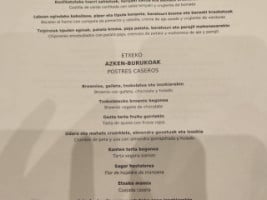 Herriko Taberna menu