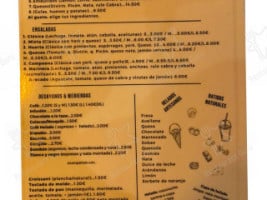 Carniceria La Pasiega menu