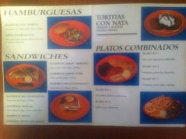 Burger Rober's menu