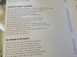 Ca La Maria De Mollet menu