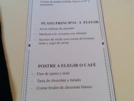 L'aljubet menu