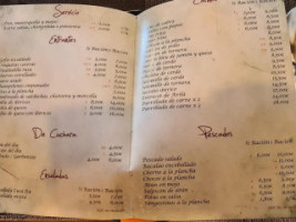 Casa Ita menu