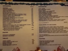 Yemanjá menu