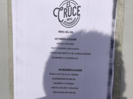 El Cruce menu