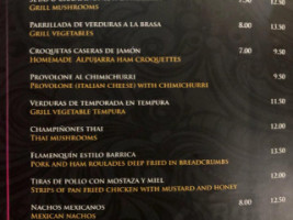 Bodega La Barrica menu