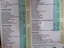 Mesón Casa Agustin menu