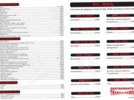 Transilvania menu