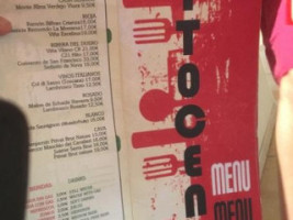 Ottocento menu