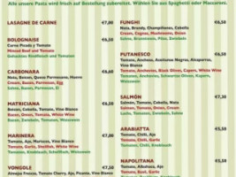 Cafeteria Capricho menu