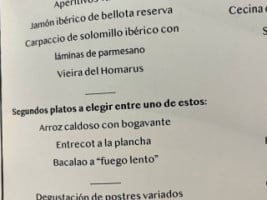 Homarus menu