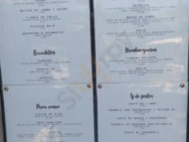 Chiringuito Tangana menu