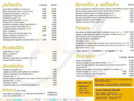 El Almacenito menu