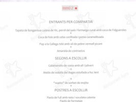 El Jardinet menu