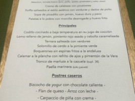 La Taula Vella menu