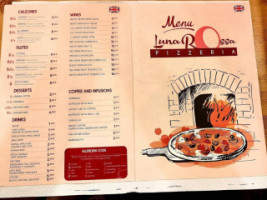 Luna Rossa Pizzeria menu