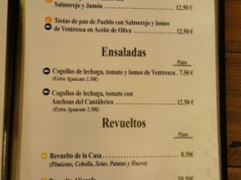 Bodega Aljarafe menu