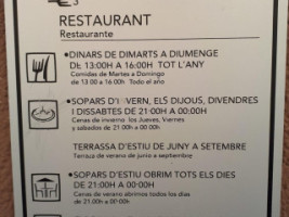 Casa Vicentica menu