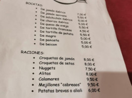 La Pequeña Estación menu