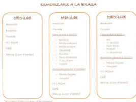 La Rampa menu