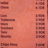 Heladería Stracciatella Speisekarte