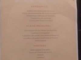 La Pardoncilla menu