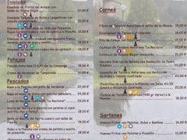 La Rectoral menu