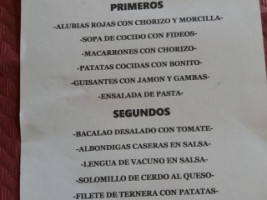 Rufaco menu