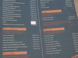 Casa Fito menu