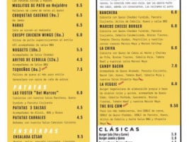 Café Marcos menu