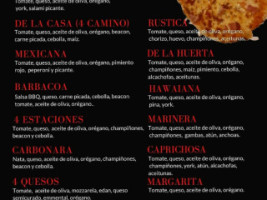 Pizzeria 4 Caminos food