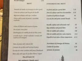 Ca La Núria menu